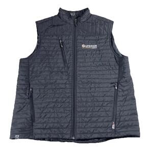 Storm Creek Quilted Running Jacket Men's XL Thermolite Ecomode Black